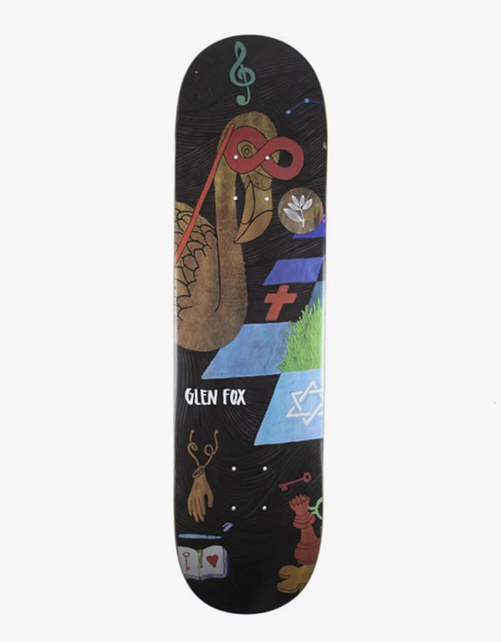 Magenta Fox Zoo Series Skateboard Deck