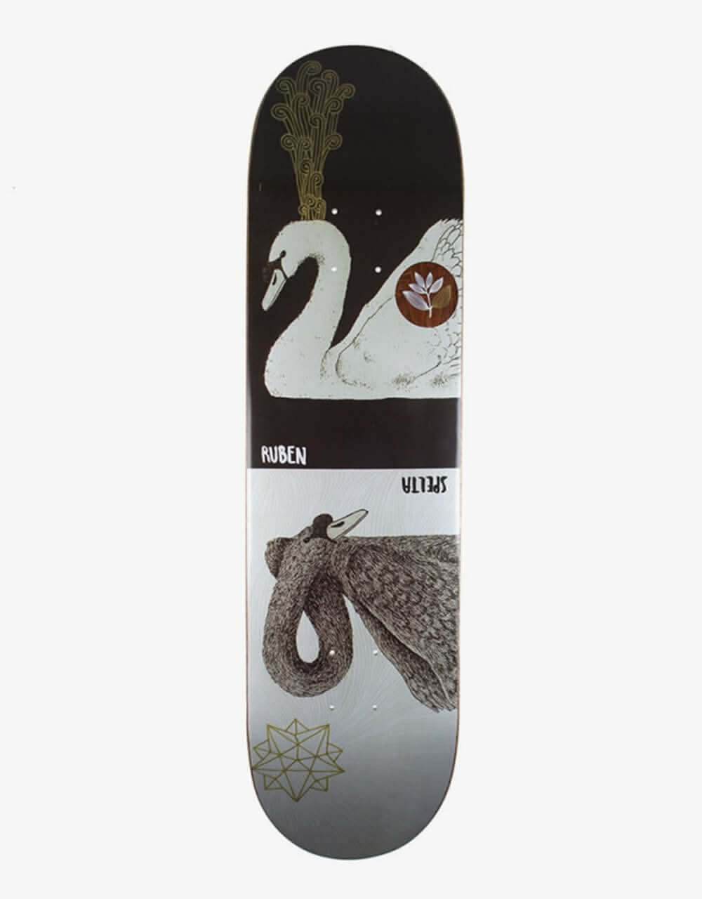 Magenta Spelta Swans Zoo Series Skateboard-Deck – 8,125 Zoll