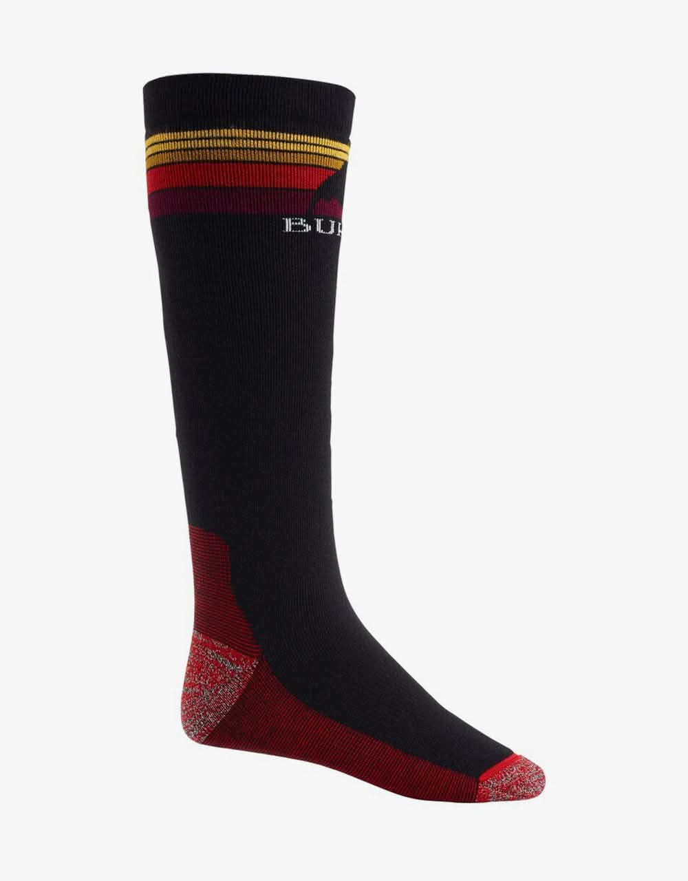 Burton Emblem Midweight Snowboard Socks - True Black