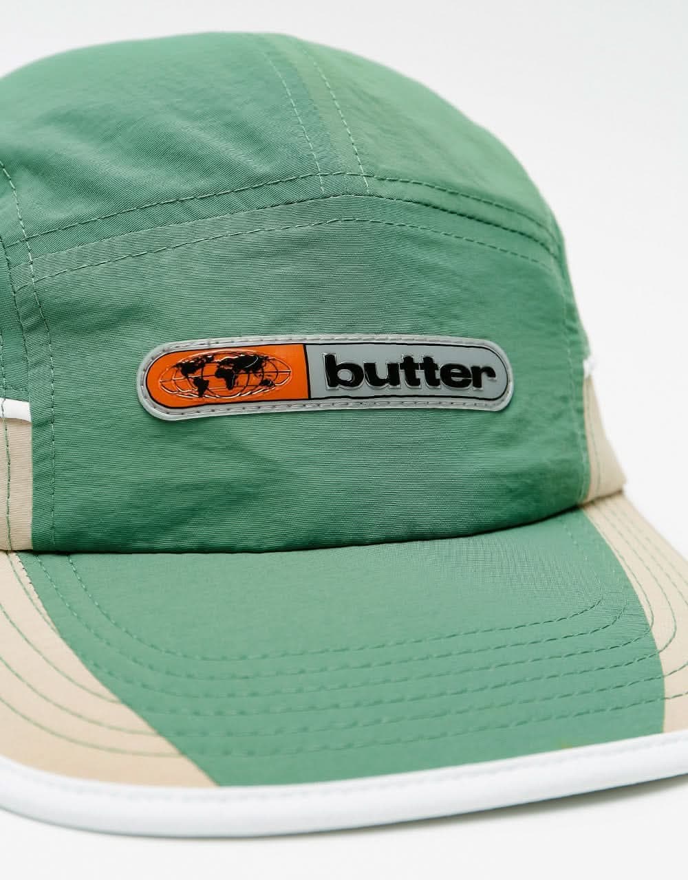 Butter Goods Motion 5 Panel Cap - Forest/Khaki