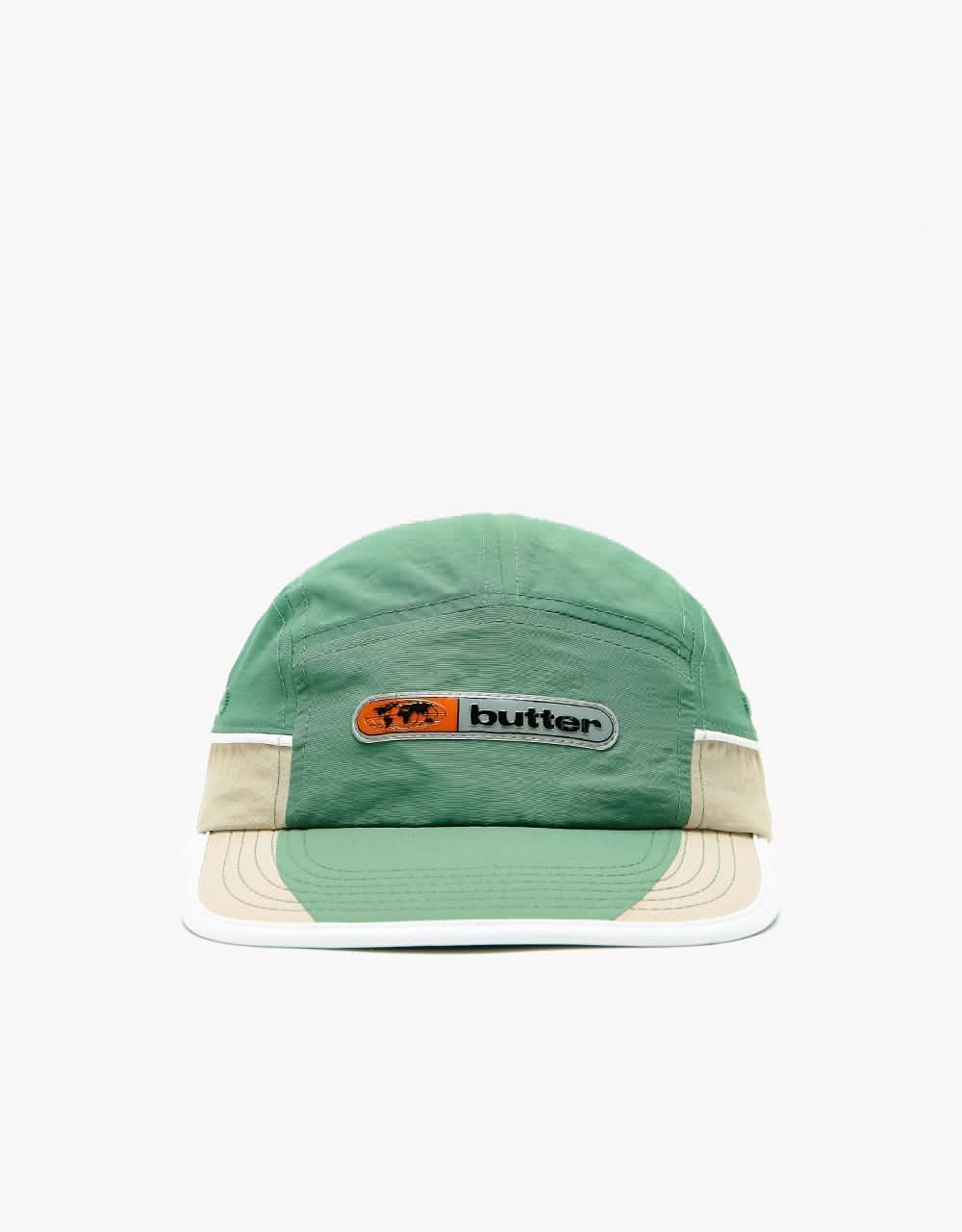 Butter Goods Motion 5 Panel Cap - Forest/Khaki