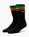 Butter Goods Stripe Socks - Black