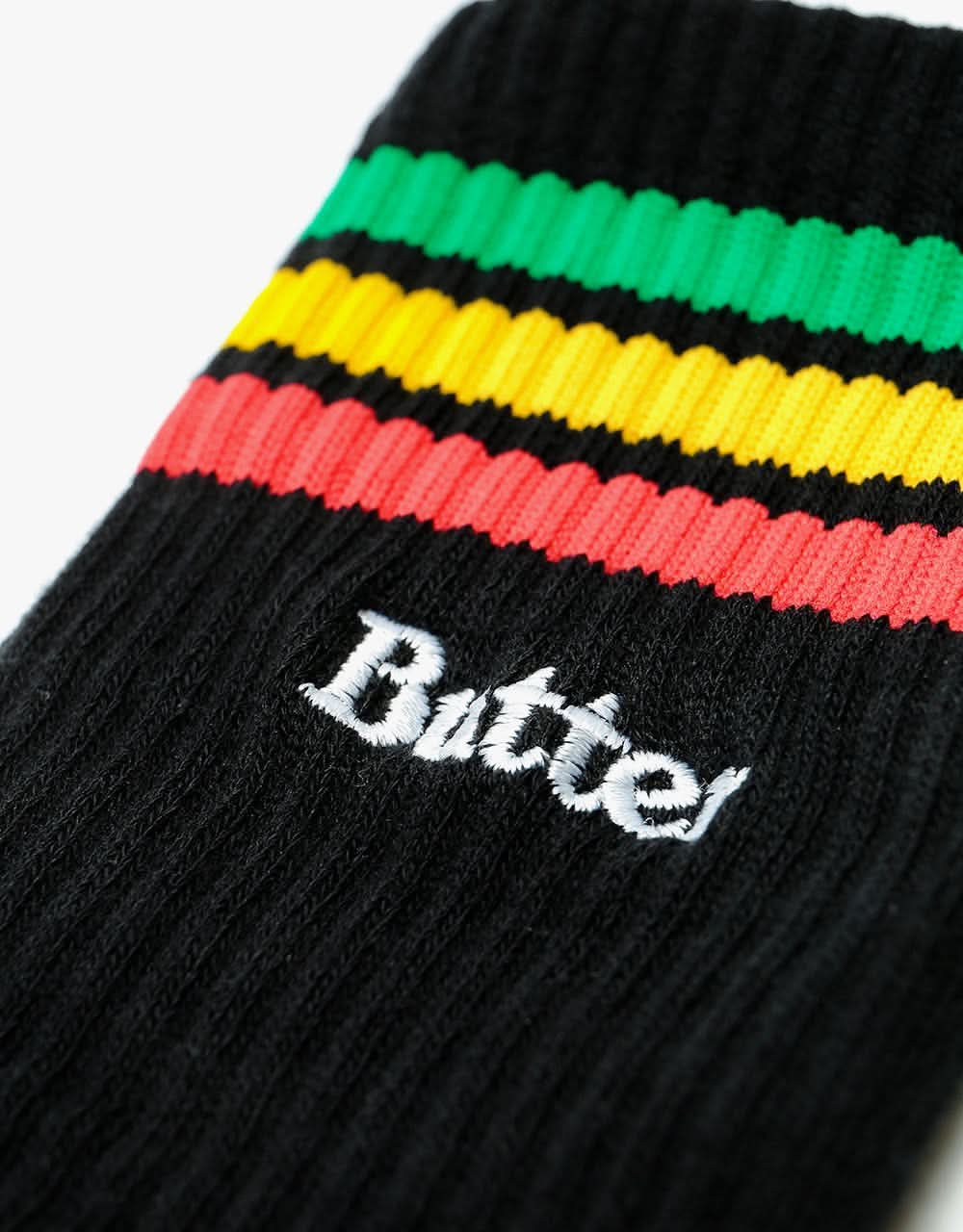 Butter Goods Stripe Socks - Black