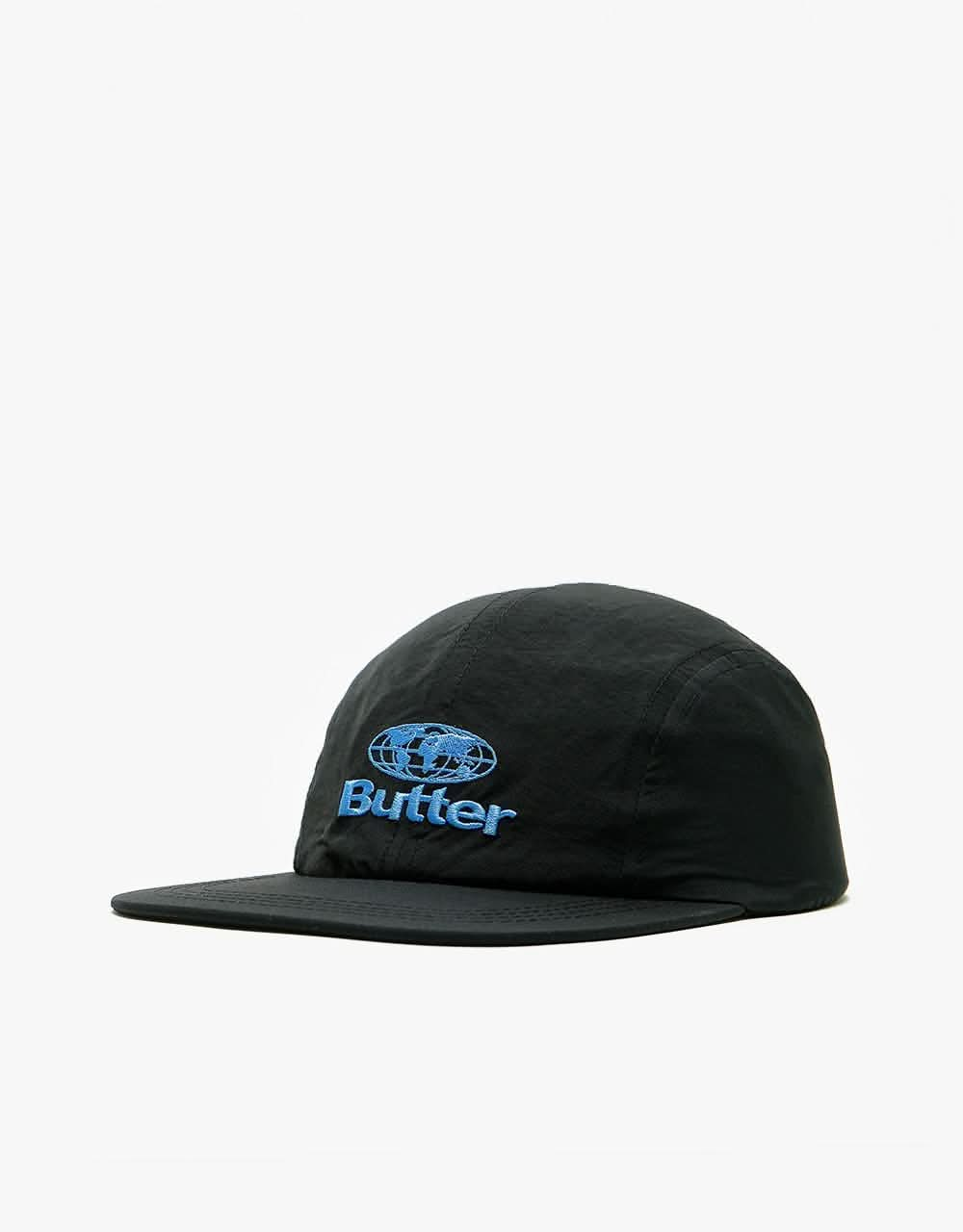 Butter Goods Downwind 6 Panel Cap - Black