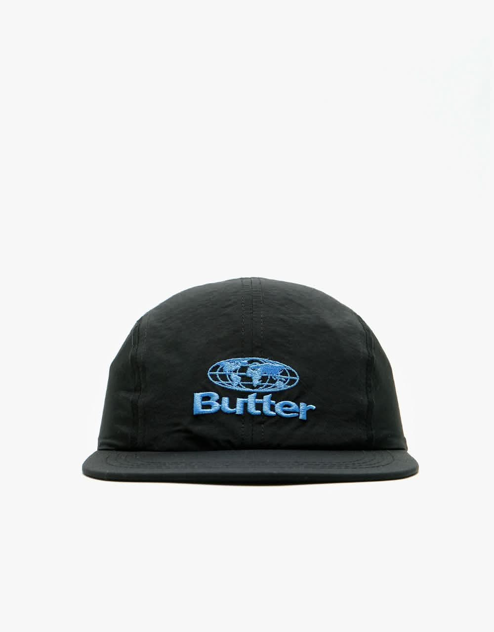 Butter Goods Downwind 6 Panel Cap - Black