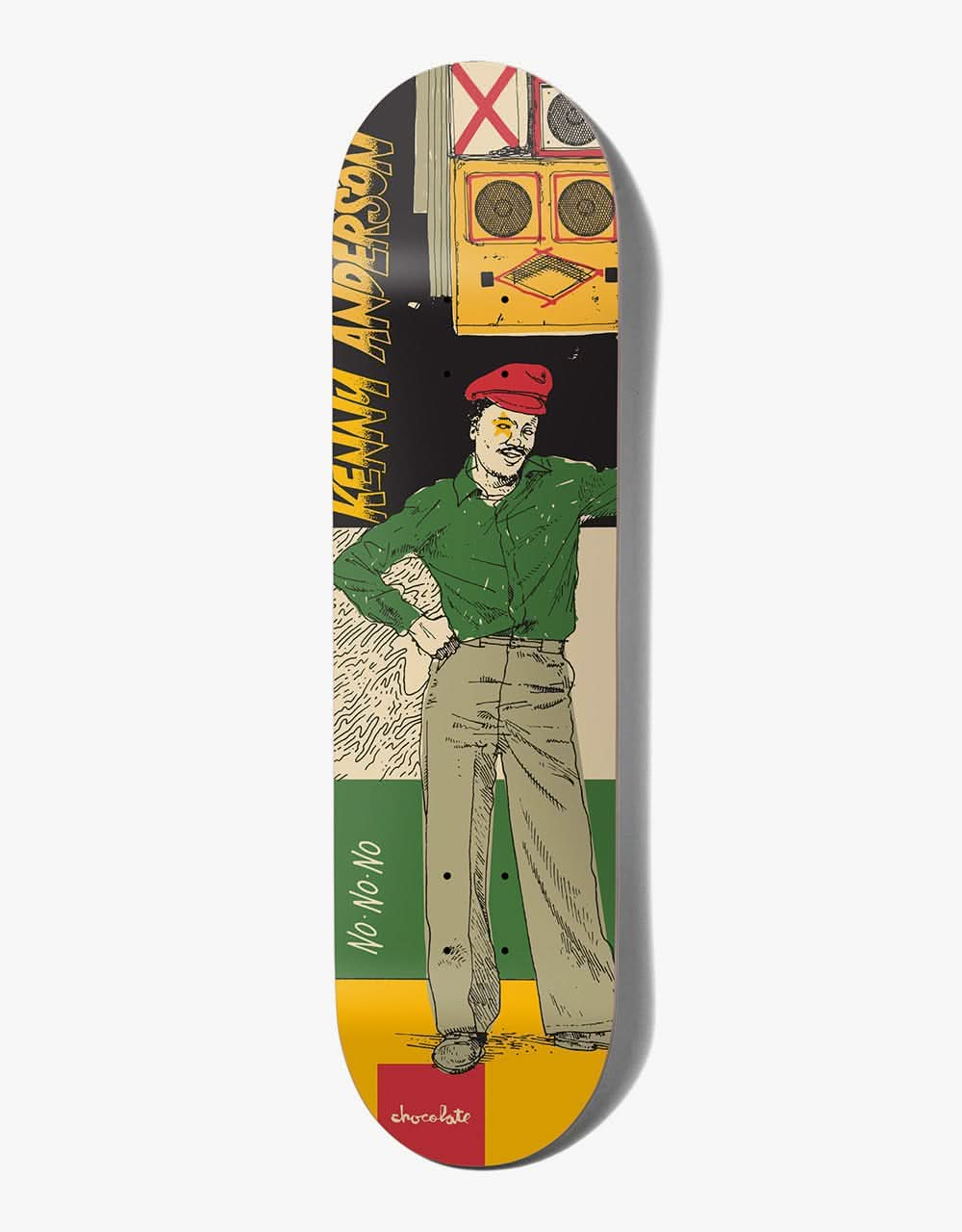 Chocolate x Evan Hecox Anderson Sound System 'SKIDUL' Skateboard Deck - 8.5"