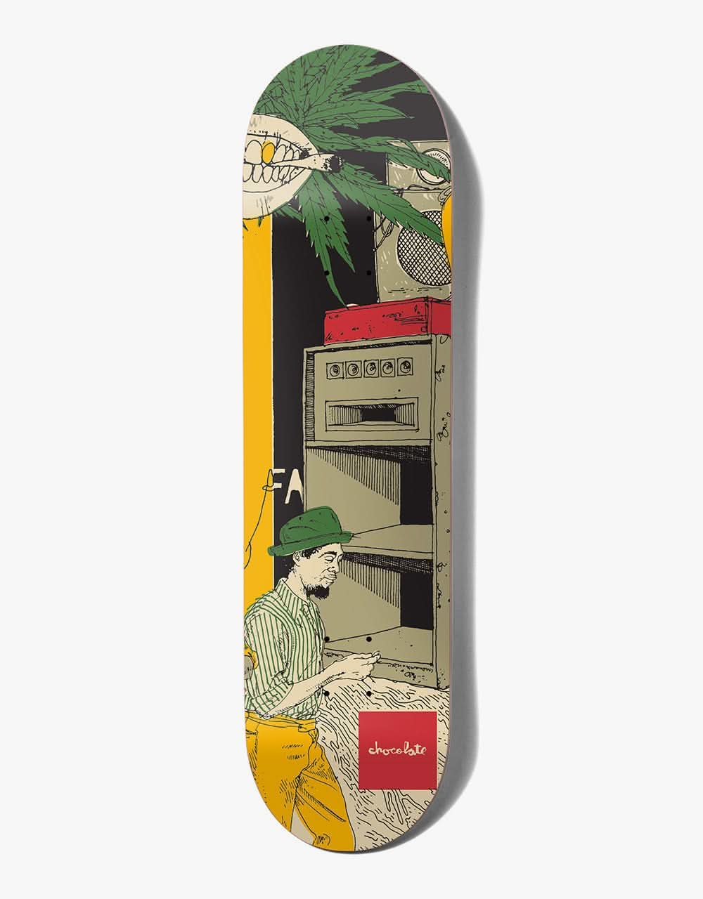 Chocolate x Evan Hecox Trahan Sound System Skateboard Deck - 8.25"