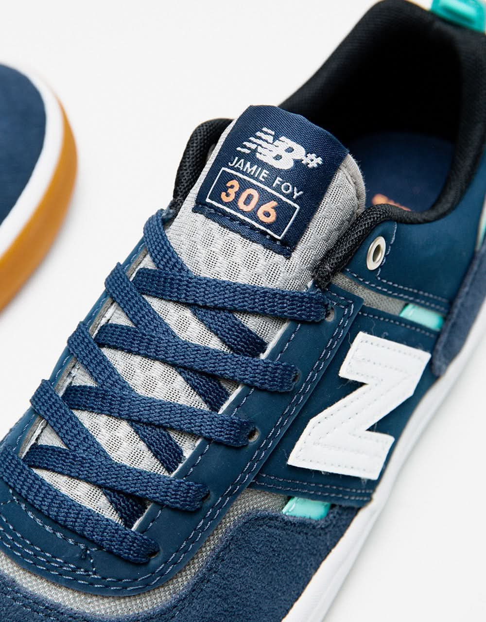 New Balance Numeric 306 Skate Shoes - Navy/White