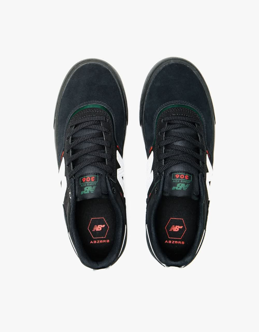 New Balance Numeric Jamie Foy 306 Skate Shoes - Black/Black