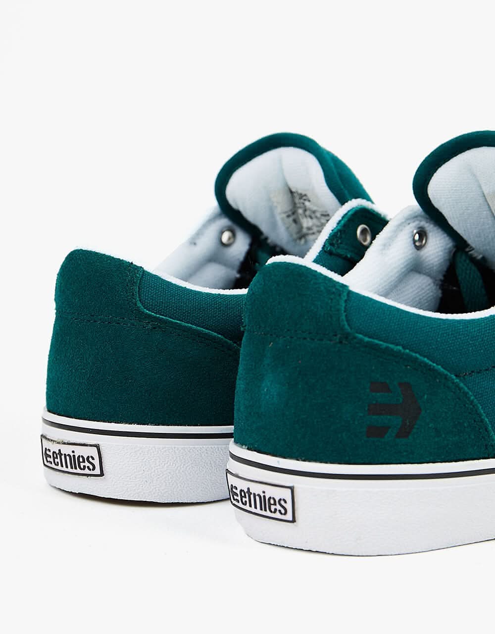 Etnies Barge LS Skate Shoes - Green/White/Black