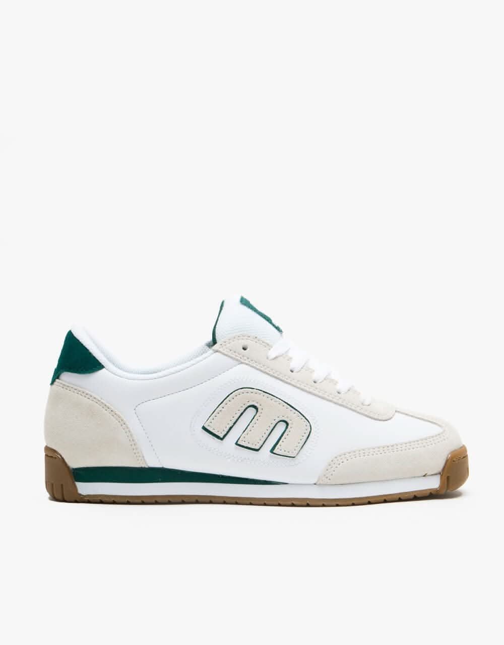 Etnies Lo-Cut II LS Skate Shoes - White/Green/Gum