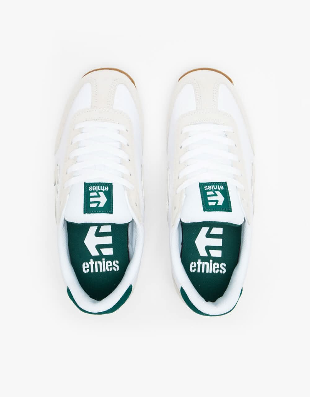 Etnies Lo-Cut II LS Skate Shoes - White/Green/Gum