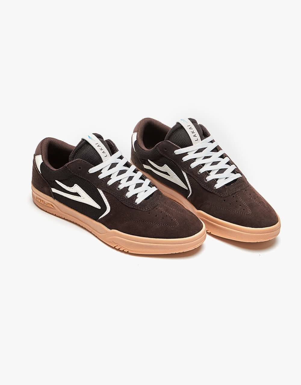 Lakai Atlantic Skate Shoes - Chocolate/Gum Suede