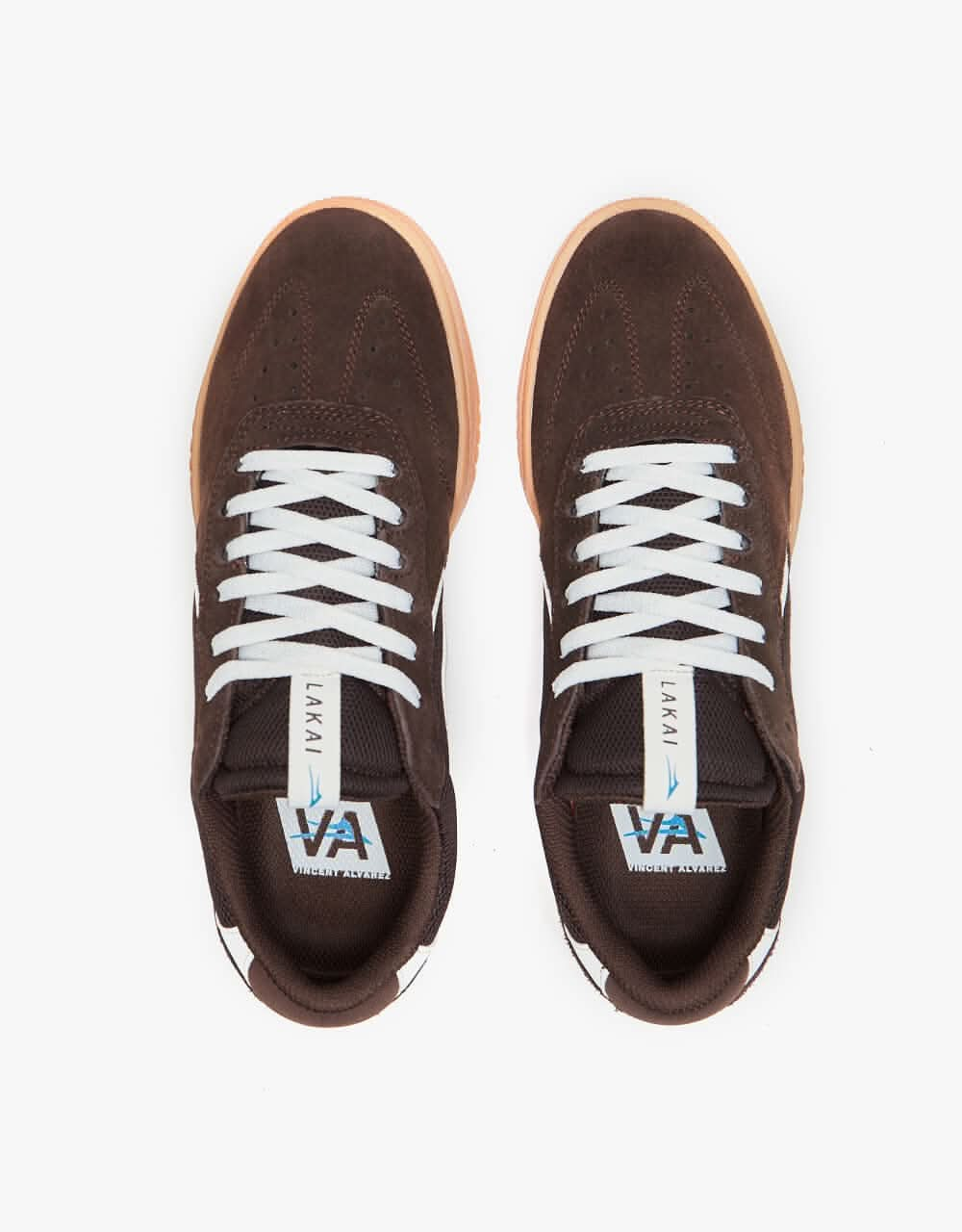 Lakai Atlantic Skate Shoes - Chocolate/Gum Suede