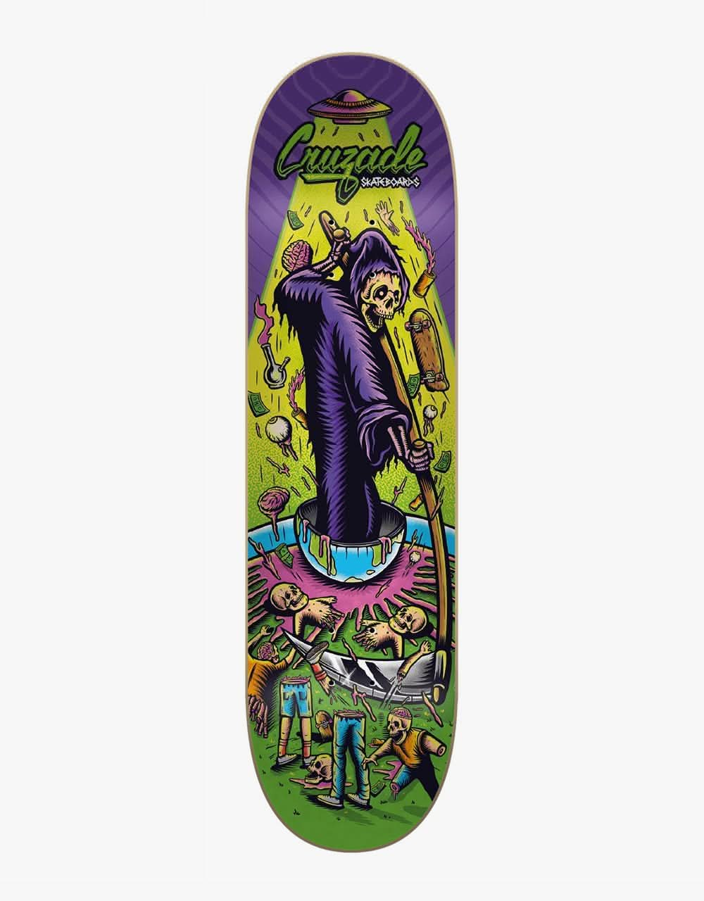 Cruzade Deathskull Skateboard Deck - 8"