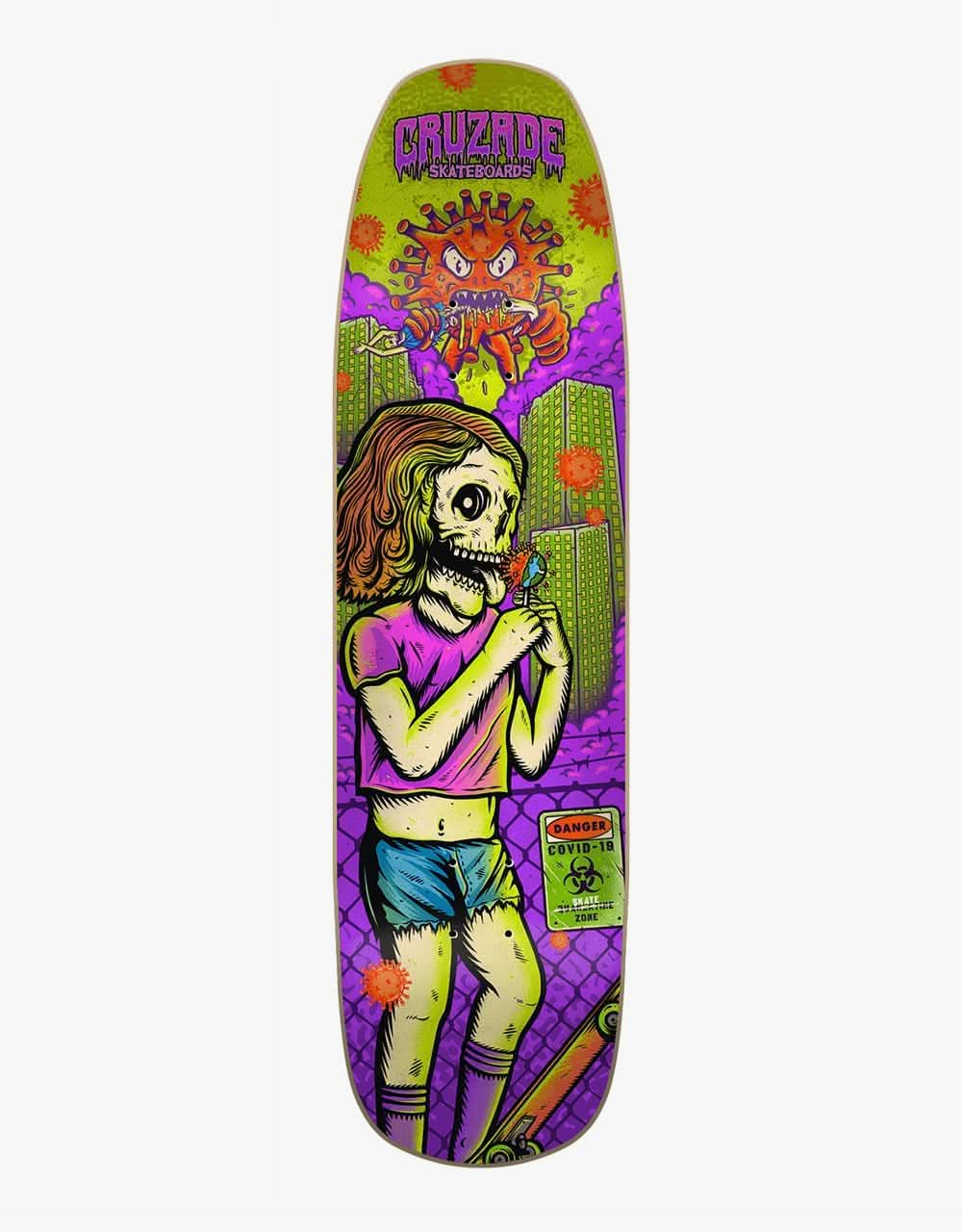 Cruzade Covid Skateboard Deck - 8.5"