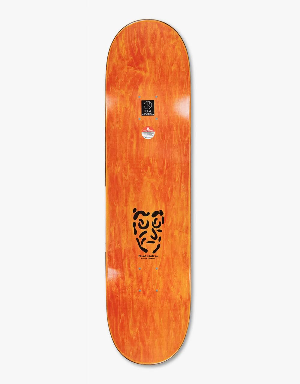 Polar 'Oski' Rozenberg Facescape Skateboard Deck - 8"