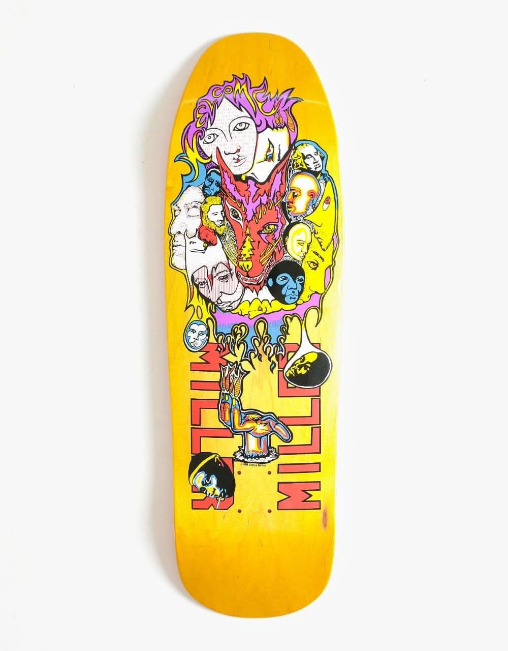 Welcome Miller Collage on Gaia Skateboard Deck - 9.6"