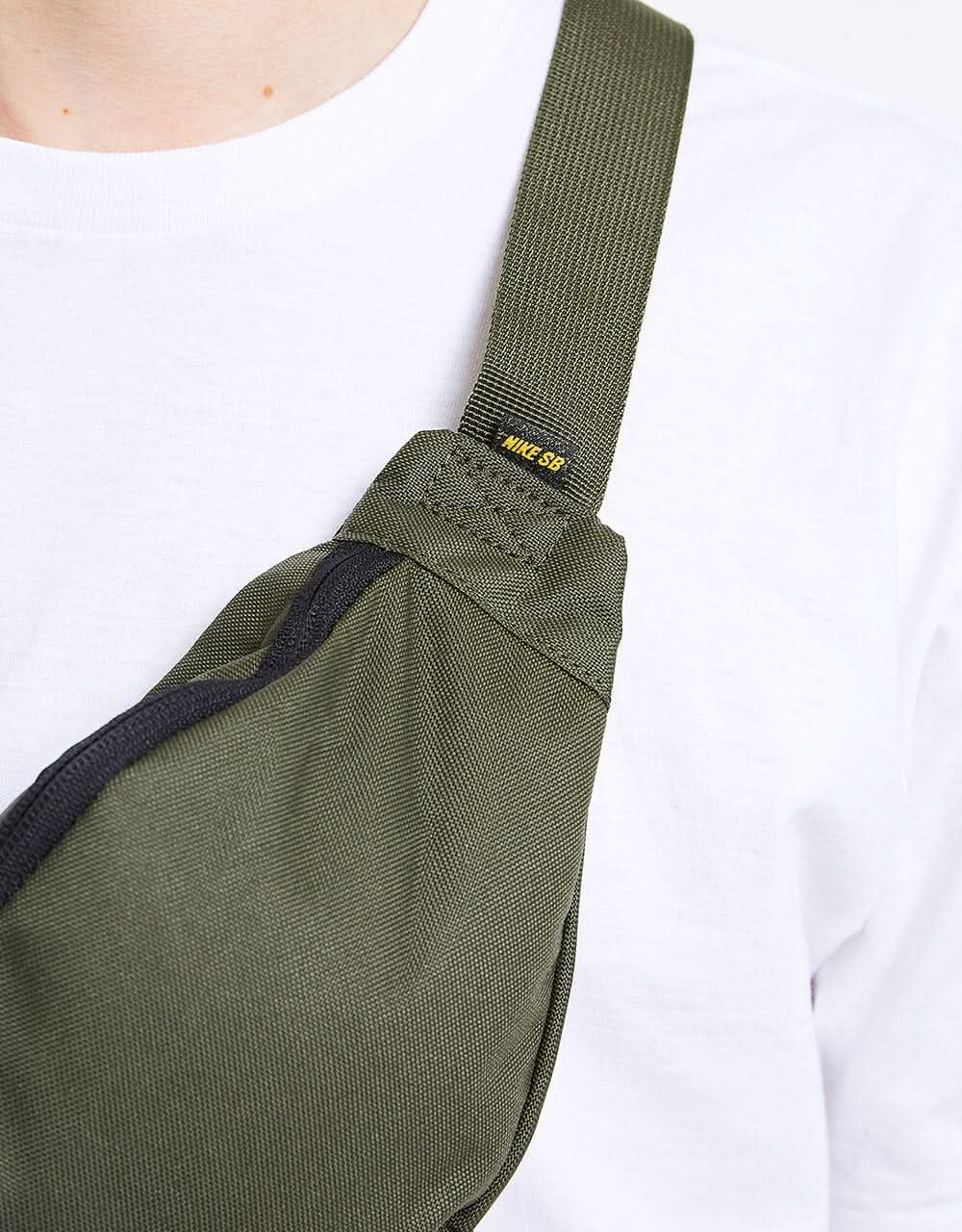 Nike SB Heritage Cross Body Bag - Cargo Khaki/Black/Dark Sulfur