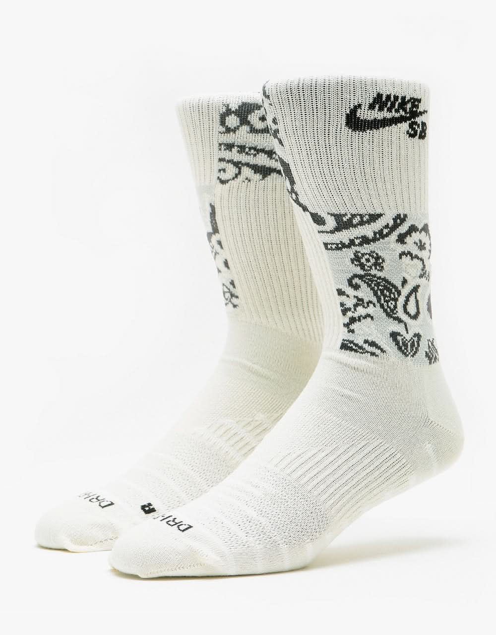 Nike SB Everyday Max Lightweight Socks 3 Pack - Paisley Multi