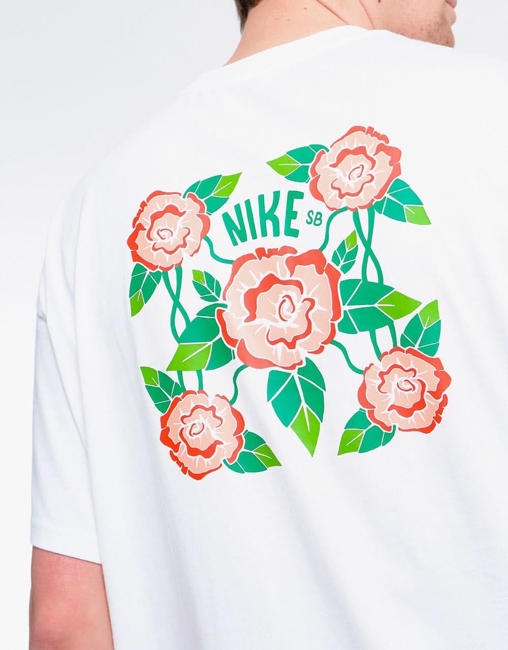 Nike SB Mosaic Roses T-Shirt - White