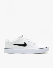 Nike SB Chron 2 Canvas Skateschuhe – Weiß/Schwarz-Weiß