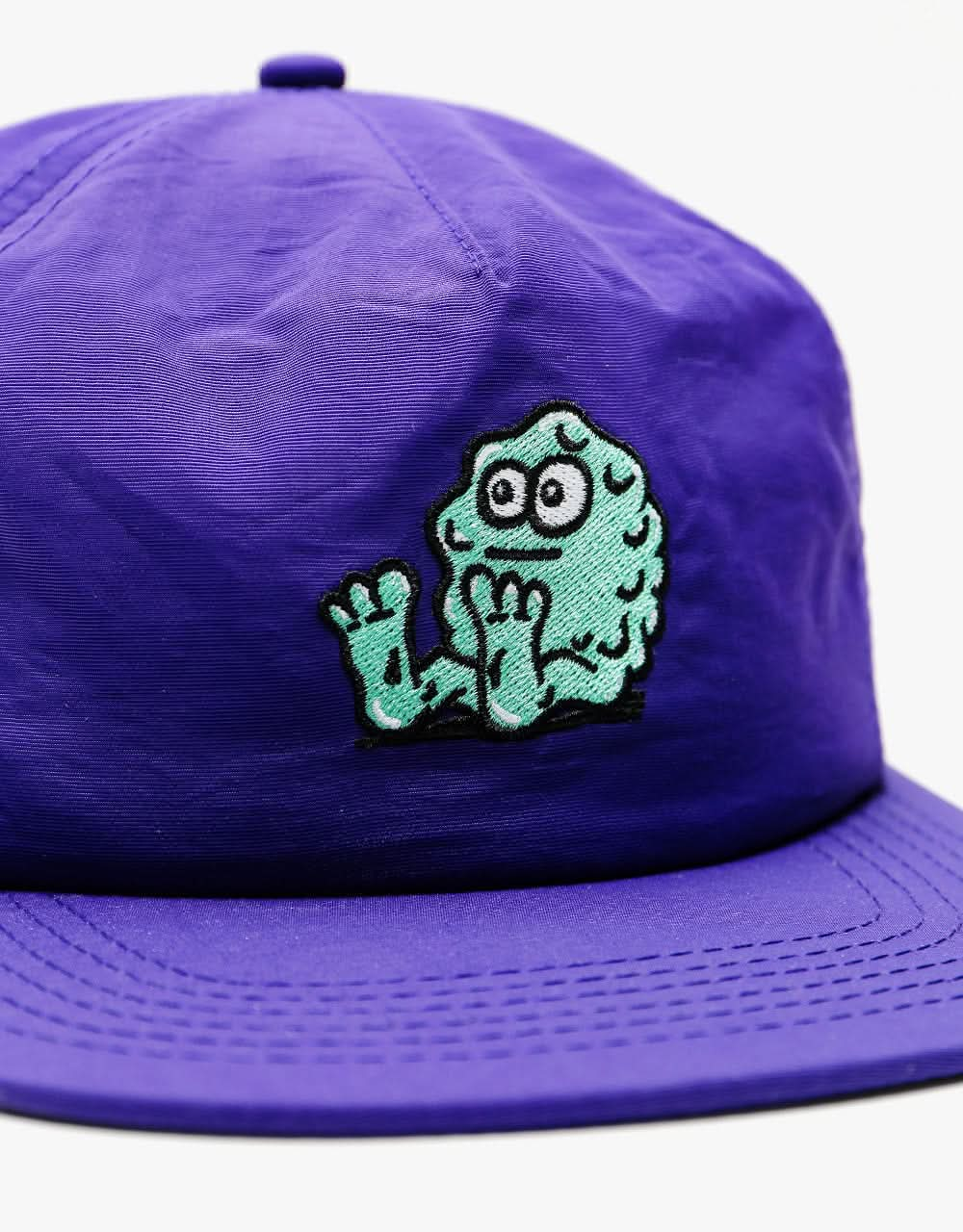 Snot Booger 5 Panel Snapback Cap - Purple