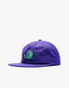 Snot Booger 5 Panel Snapback Cap - Purple