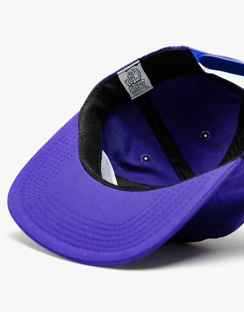 Snot Booger 5 Panel Snapback Cap - Purple