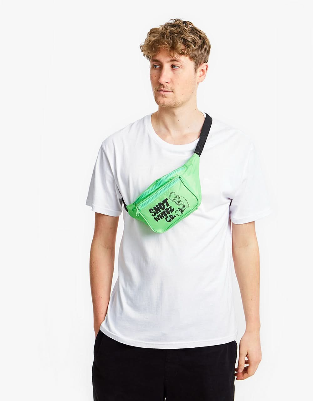 Snot Dead Boi Cross Body Bag - Green