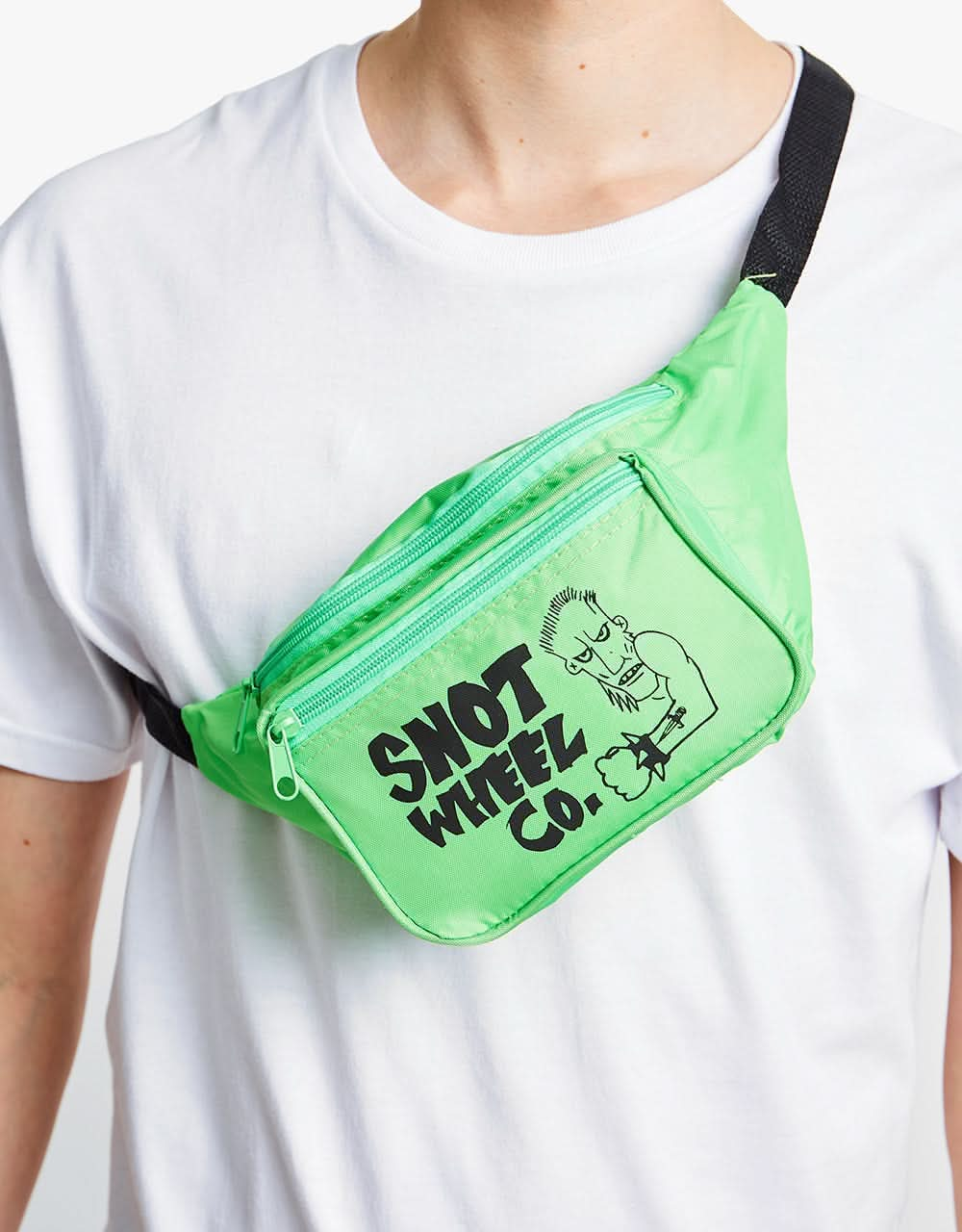 Snot Dead Boi Cross Body Bag - Green