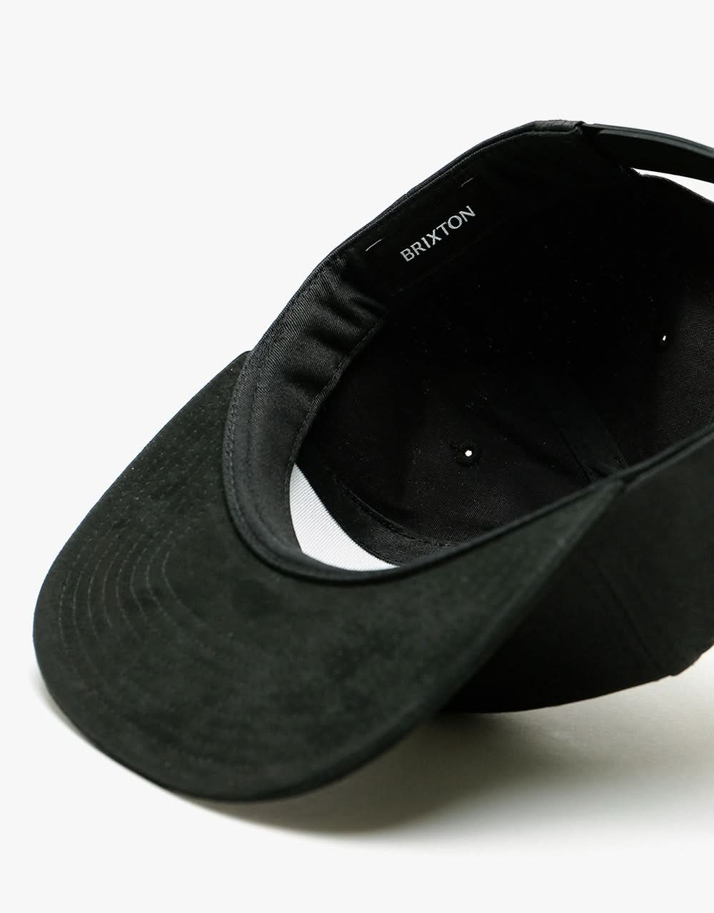 Brixton Oath III Snapback Cap - Black/Black/Black