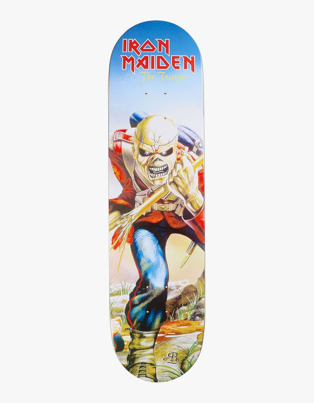 Zero x Iron Maiden The Trooper Skateboard Deck - 8.25"