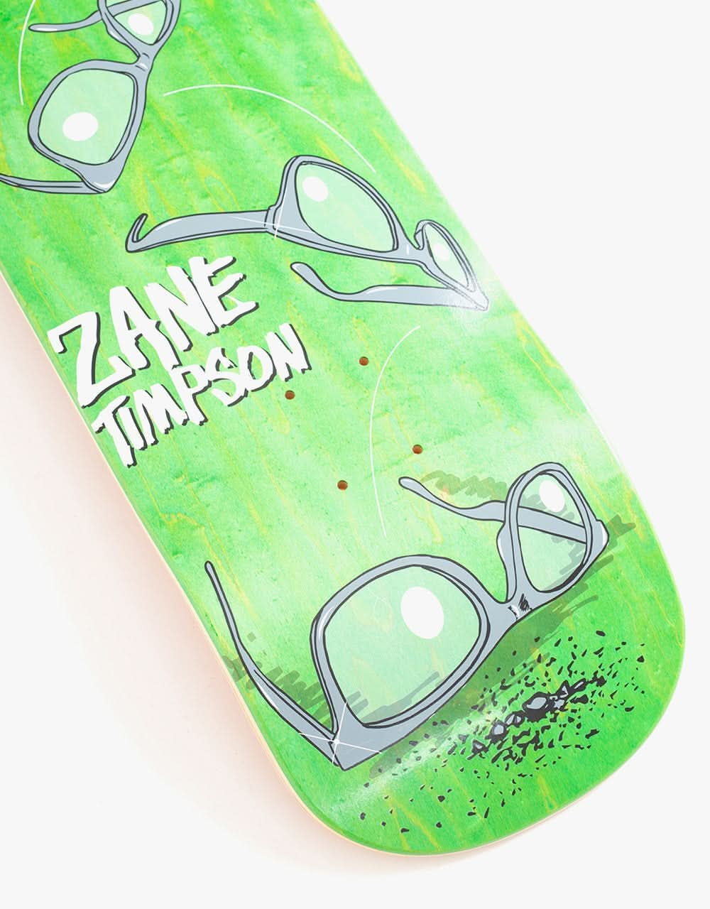 Heroin Zane Glasses Skateboard Deck - 9"