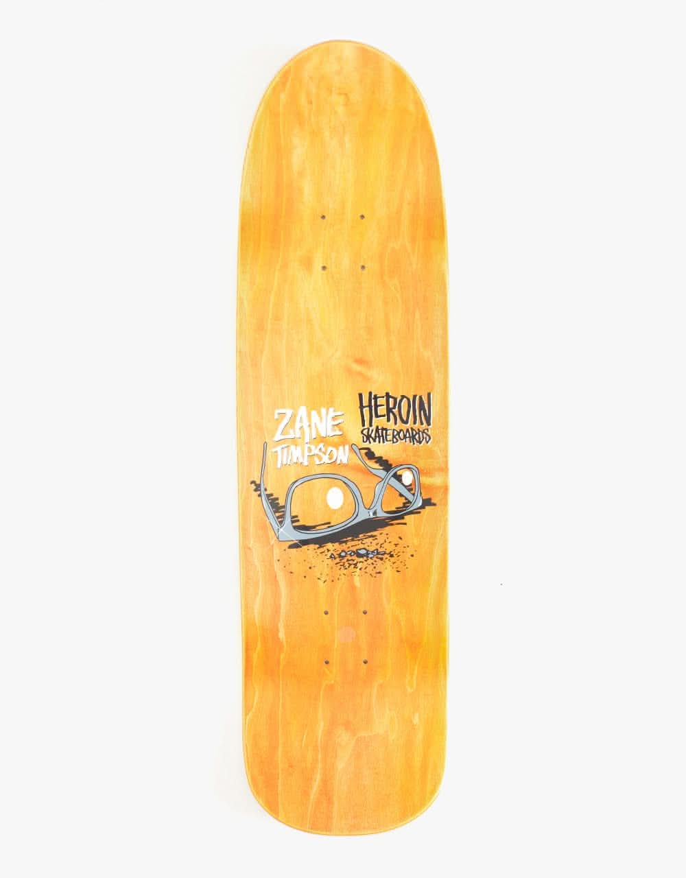 Heroin Zane Glasses Skateboard Deck - 9"