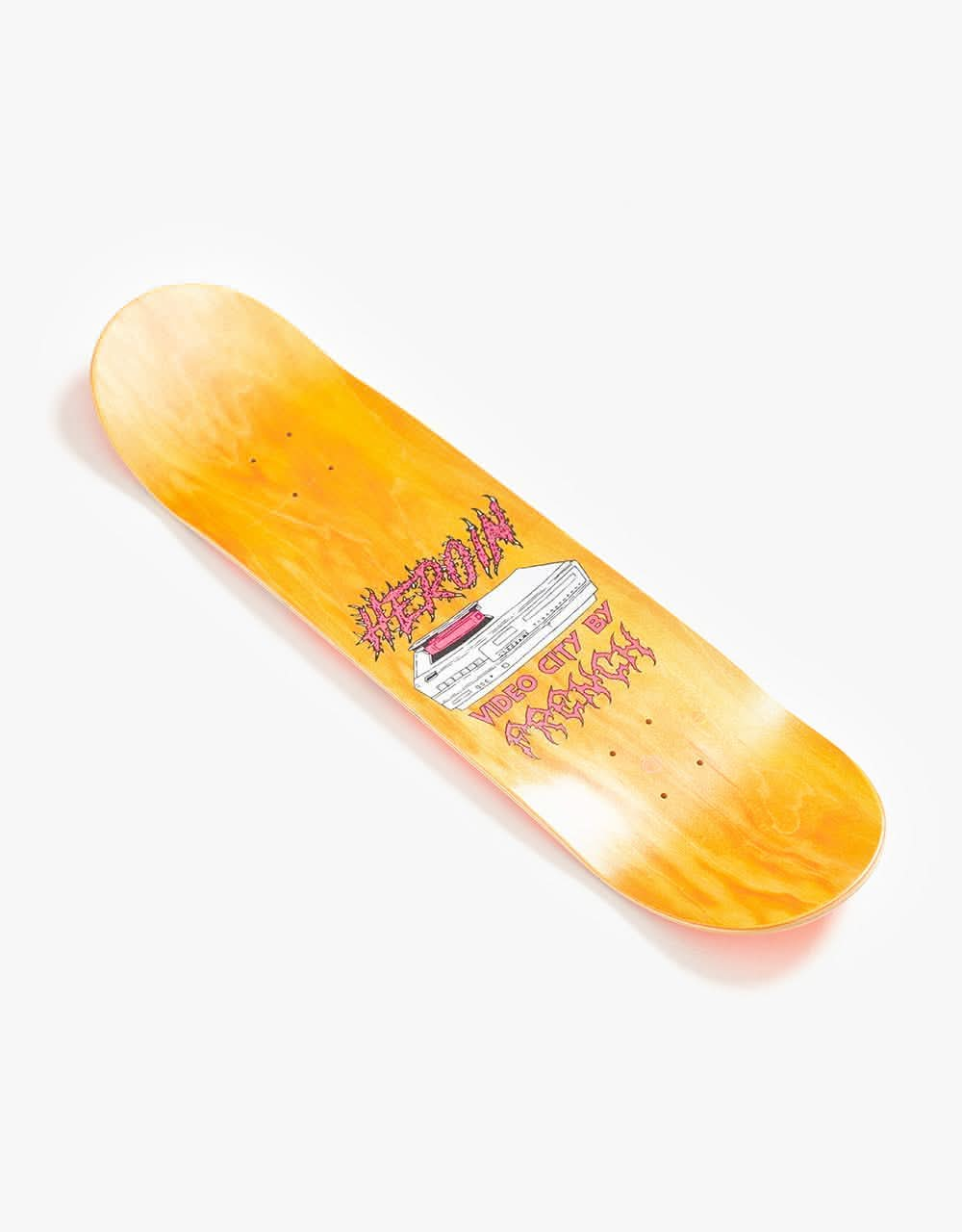 Heroin Day Video City Skateboard Deck - 8.5"