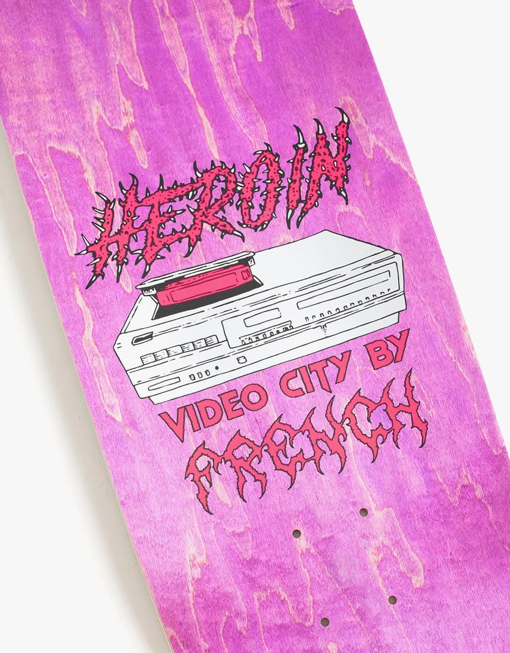 Heroin Deer Man of Dark Woods Video City Skateboard Deck - 9.3”