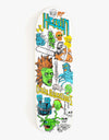 Heroin Craig 'Questions' Video City Skateboard Deck - 9.5"