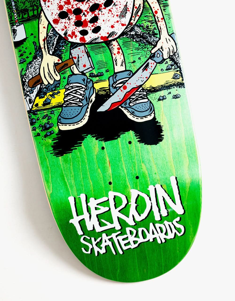 Heroin Curb Killer Skateboard Deck - 10”