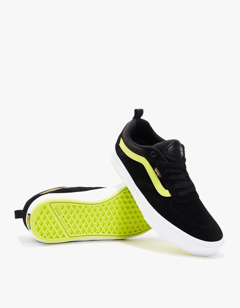 Vans Kyle Walker Skate Shoes - Black/Sulphur