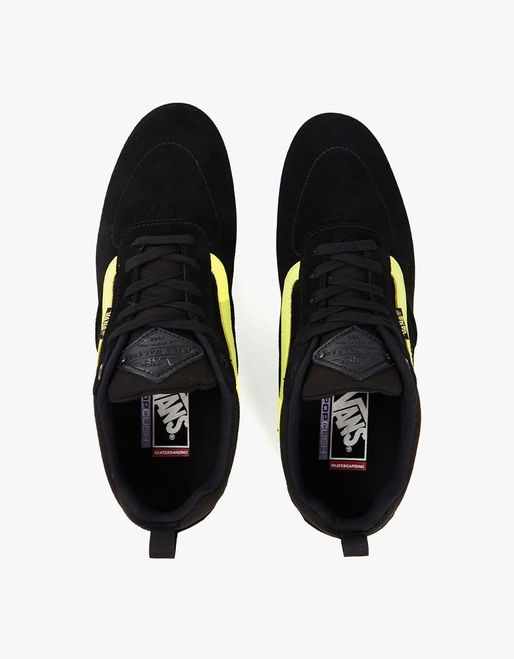 Vans Kyle Walker Skate Shoes - Black/Sulphur