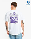 Route One Face The Music T-Shirt - White