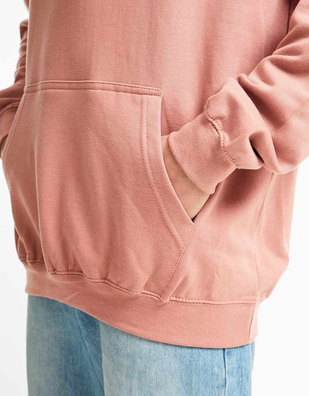 Route One 0800-FU Pullover Hoodie - Dusty Pink