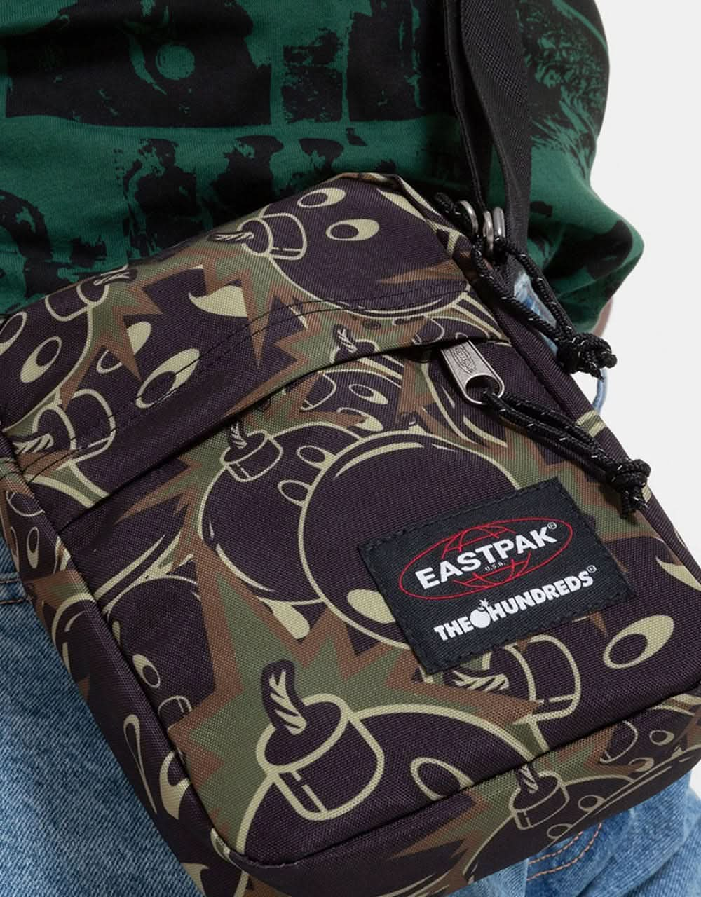 Eastpak x The Hundreds The One Cross Body Bag - Hundreds Camo