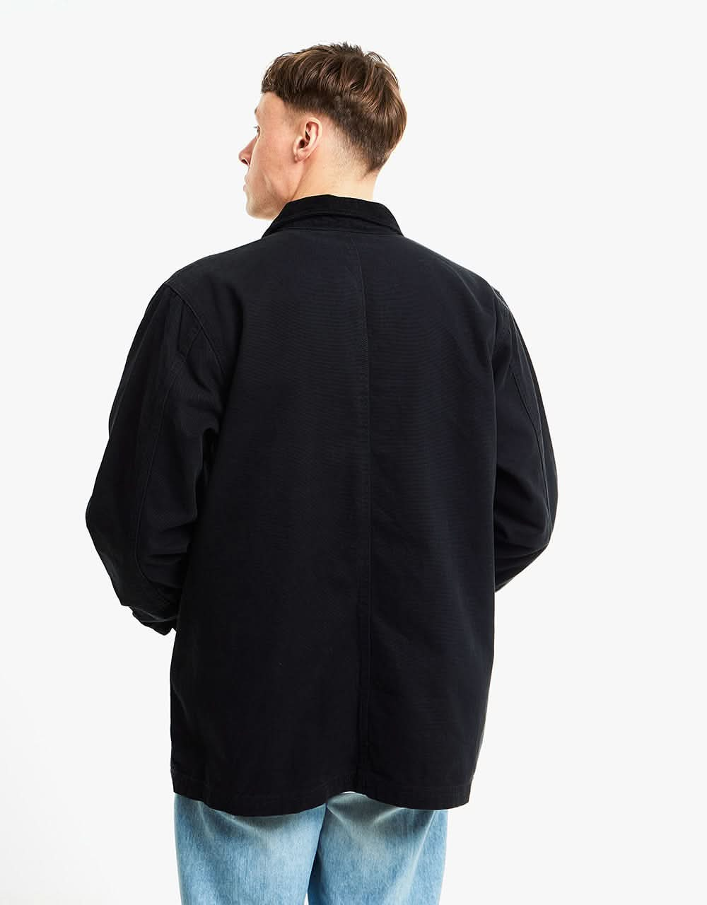 Dickies Duck Canvas Unlined Chore Coat - Stone Washed Black