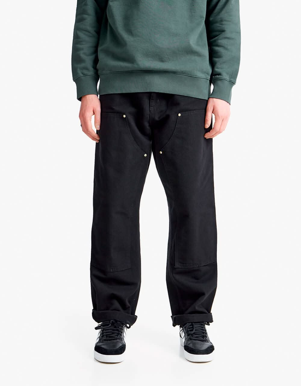 Carhartt WIP Double Knee Pant - Black (Rinsed)