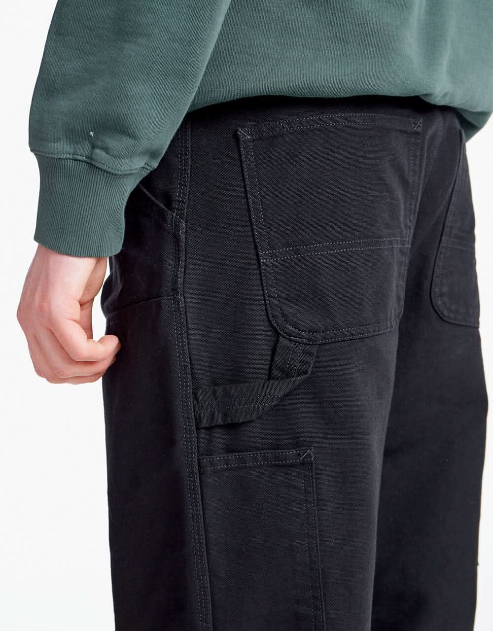 Carhartt WIP Double Knee Pant - Black (Rinsed)