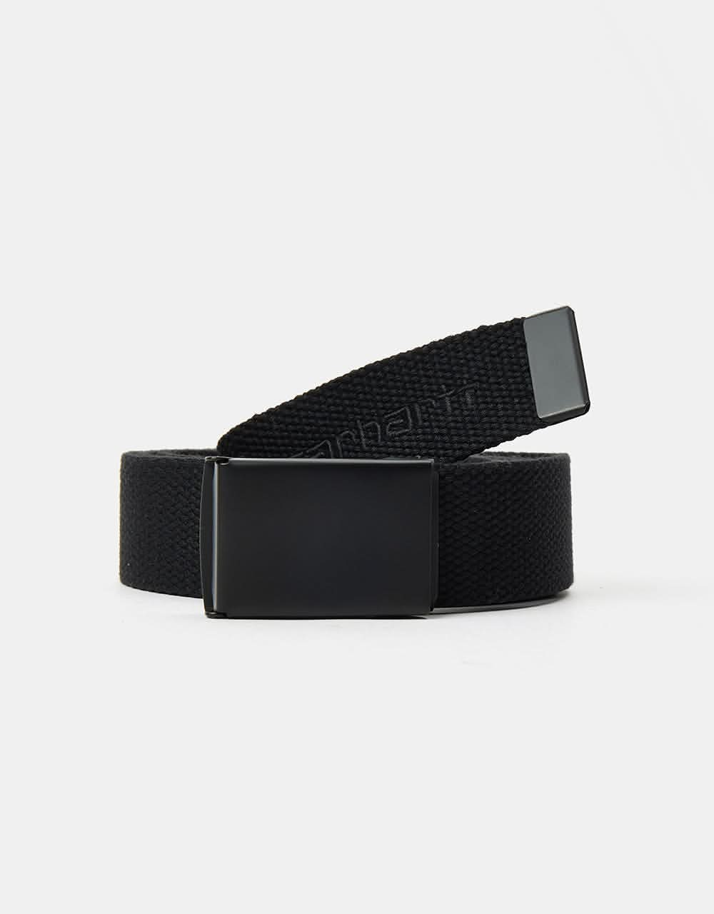 Carhartt WIP Script Tonal Belt - Black/White