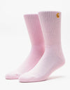 Carhartt WIP Chase Socks - Pale Quartz/Gold