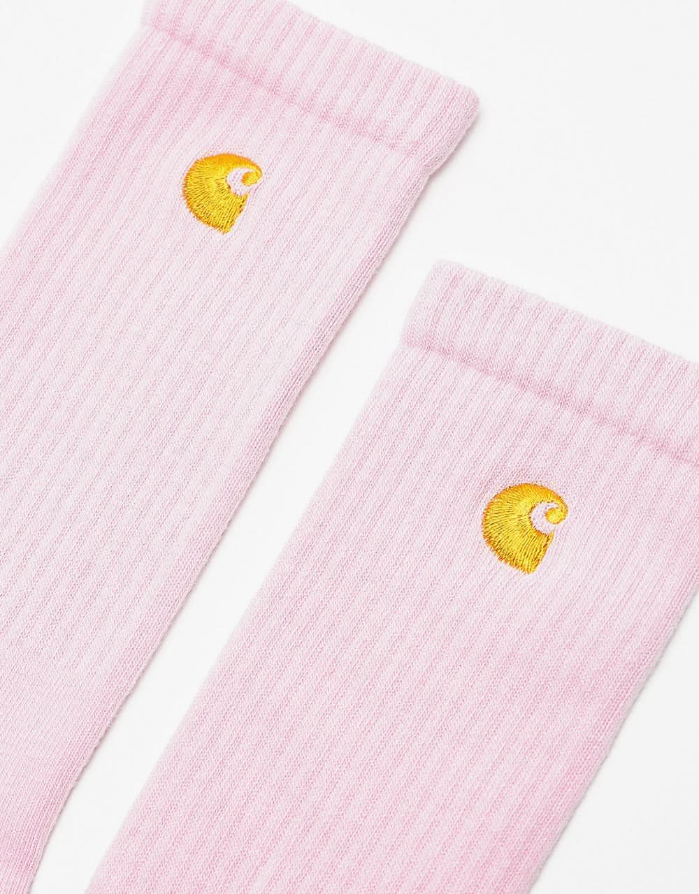 Carhartt WIP Chase Socks - Pale Quartz/Gold